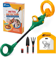 Load image into Gallery viewer, PANCKY Metal Detector for Kids, IP68 Waterproof 3-10 Year Kids Metal Detector Kit with LCD Display, Automatic Sensitivity Adjustment, 6.6" Search Coil, 1.65lb Lightweight, Gift for Boys & Girls,Green
