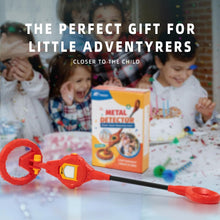 Load image into Gallery viewer, PANCKY Metal Detector for Kids, IP68 Waterproof 3-10 Year Kids Metal Detector Kit with LCD Display, Automatic Sensitivity Adjustment, 6.6" Search Coil, 1.65lb Lightweight, Gift for Boys & Girls, Red