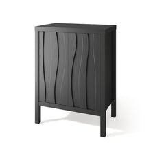 Load image into Gallery viewer, Sideboard Buffet Cabinet, 45" Fluted Storage Cabinet with Adjustable Shelves, Modern Coffee Bar for Kitchen, Living Room, Entryway