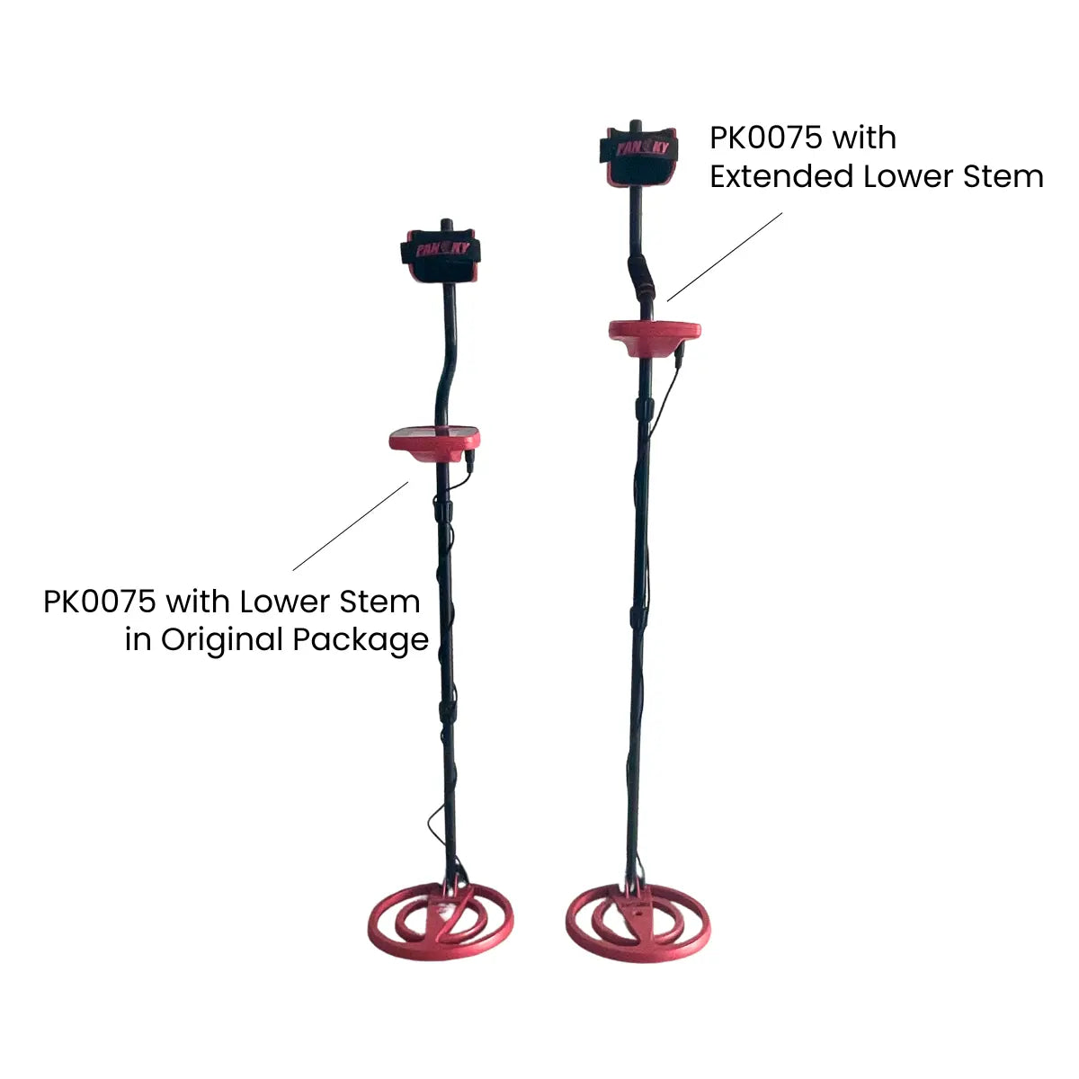 PANCKY® Extended Lower Stem for Metal Detector PK0075