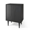 Load image into Gallery viewer, Sideboard Buffet Cabinet, 45&quot; Fluted Storage Cabinet with Adjustable Shelves, Modern Coffee Bar for Kitchen, Living Room, Entryway
