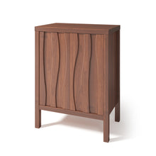 Load image into Gallery viewer, Sideboard Buffet Cabinet, 45&quot; Fluted Storage Cabinet with Adjustable Shelves, Modern Coffee Bar for Kitchen, Living Room, Entryway
